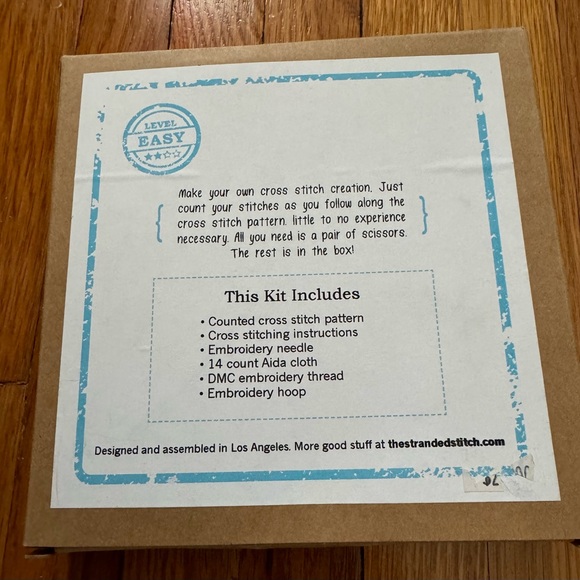 NWT The Stranded Stitch Frida cross stitch kit artist embroidery creativity - Picture 4 of 8